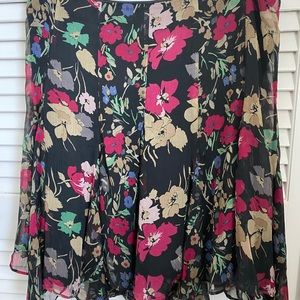 Ralph Lauren flower skirt.
